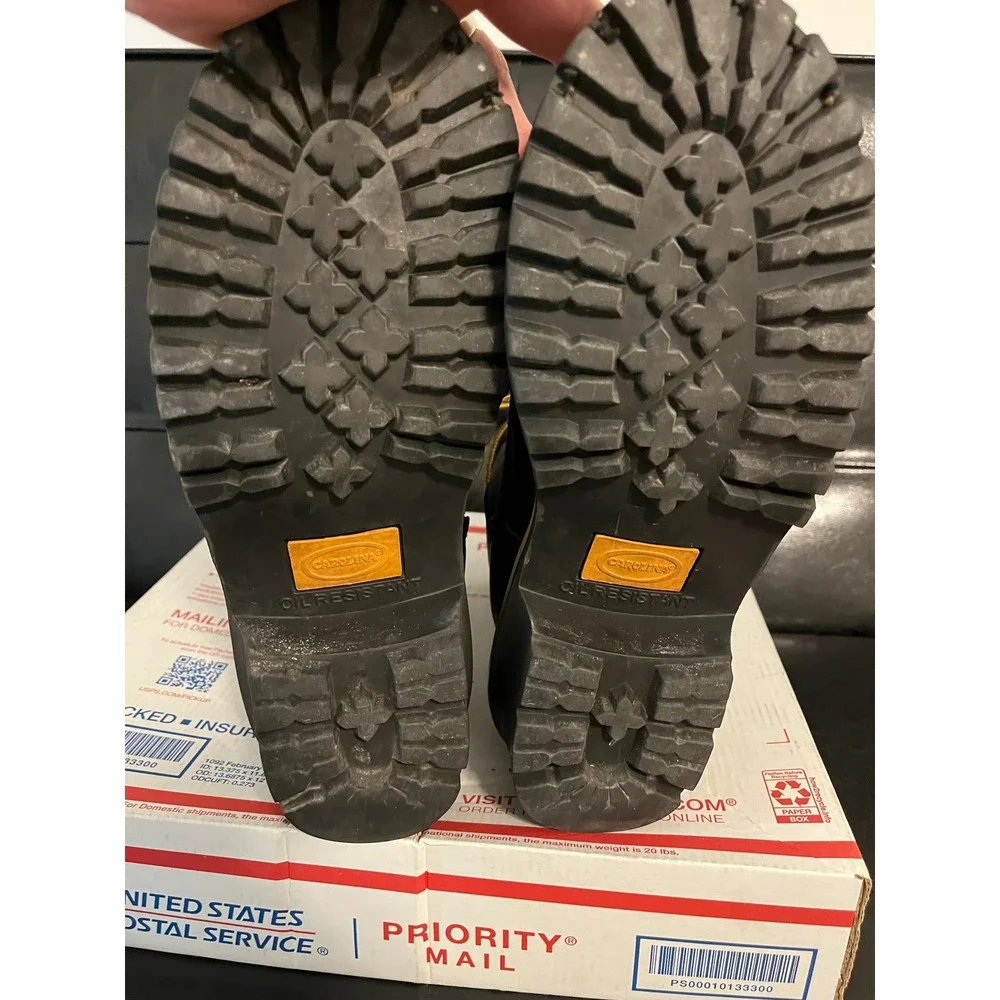 Carolina Leather Waterproof Logger Work Boots